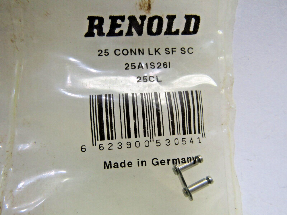 Renold Germany 25-1 Roller Chain Connector Link Master Link