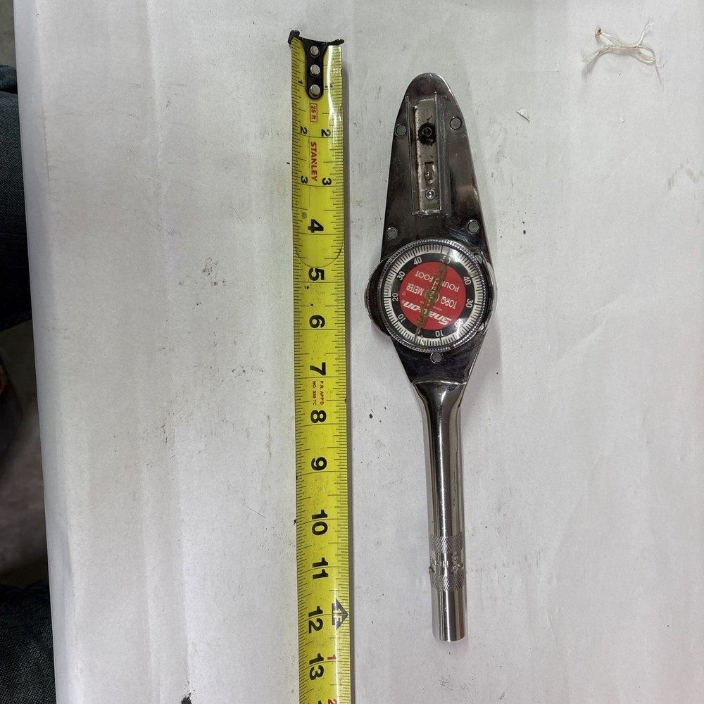 3/8" SNAP ON Torque Meter Wrench Torqometer 50 LBS TE50FLA
