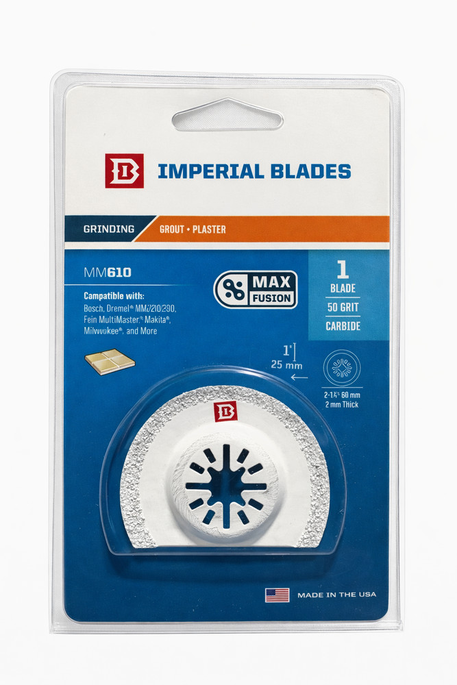 Imperial MM610 Carbide Flush Cut Oscillating Multi-Tool Blade 2.5" NEW