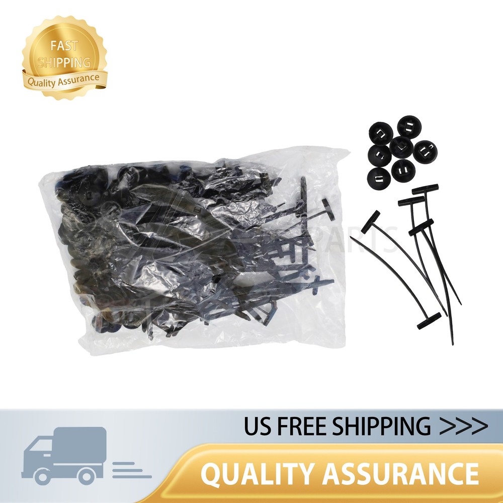 100PCS Heavy Duty Nylon Cable Ties Self-Locking Zip Ties Multi-Purpose US