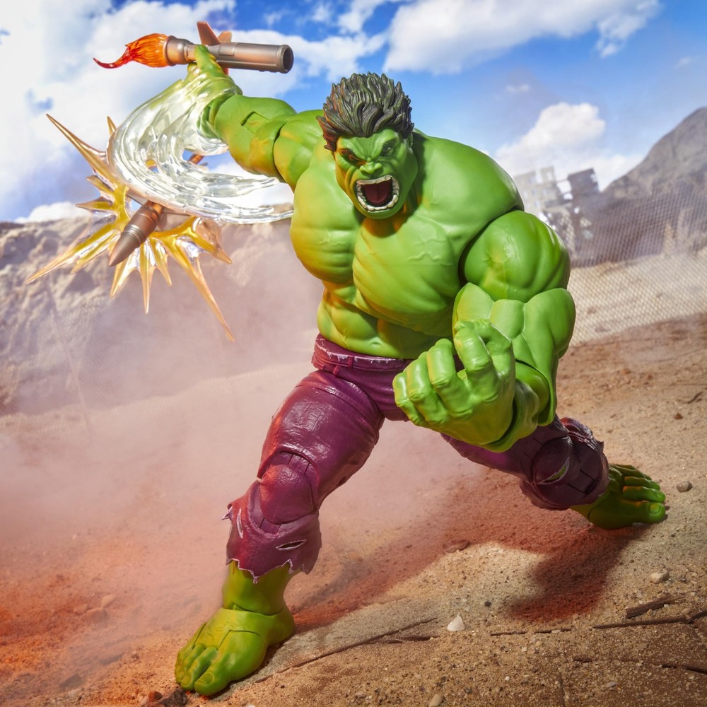 Marvel Legends Maximum Series Hulk, Deluxe Hulk Comics 8.5 inches, Green