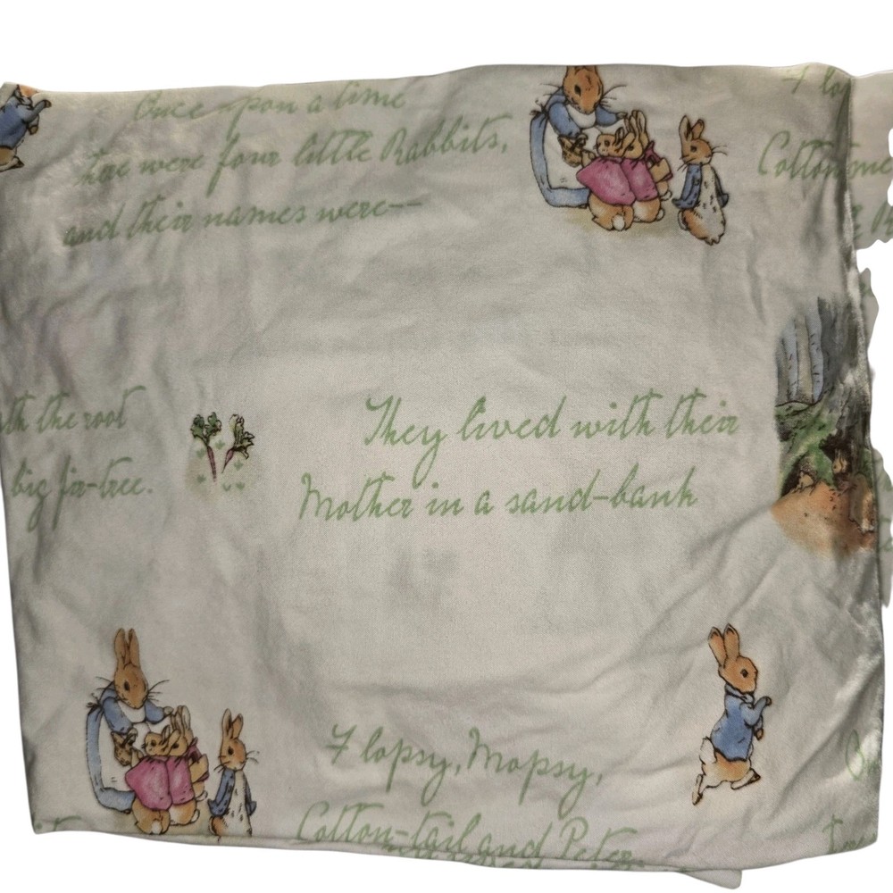 Pottery Barn Kids Beatrix Potter Peter Rabbit Fitted Crib Sheet