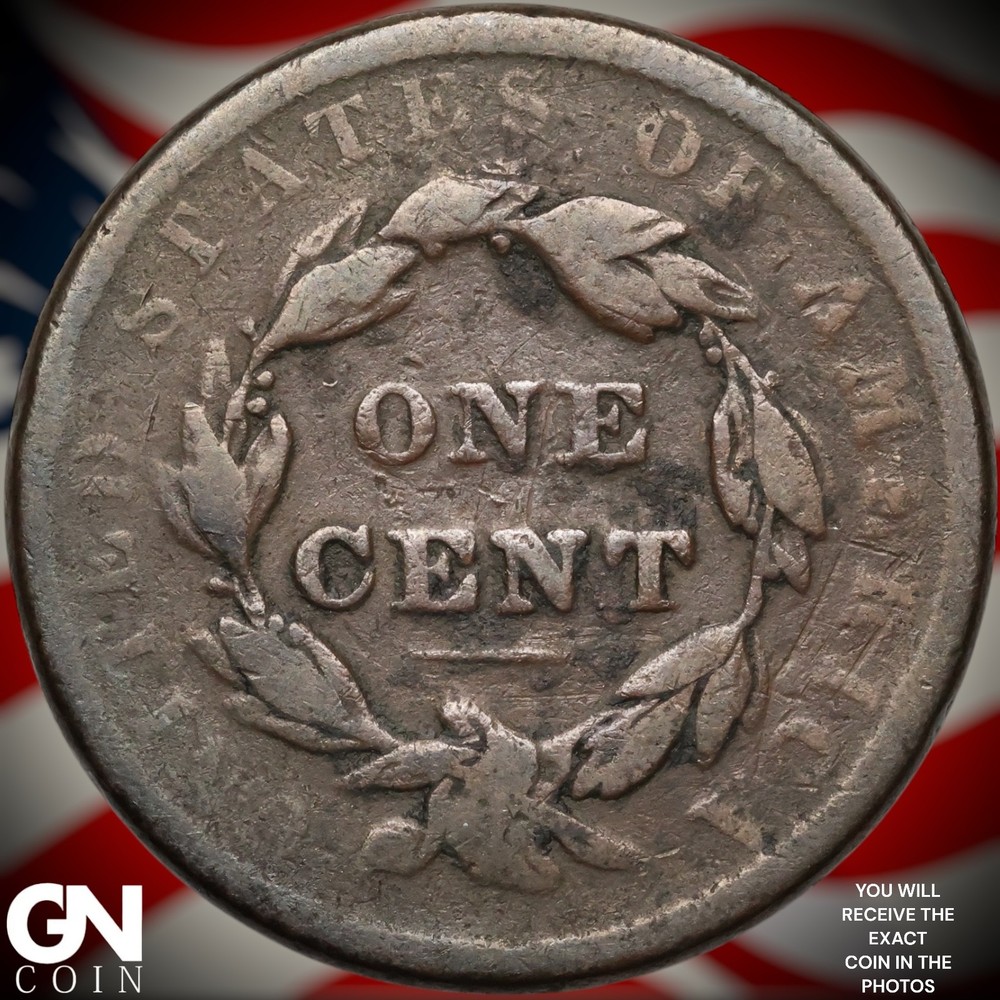 1838 Coronet Head Large Cent B0365