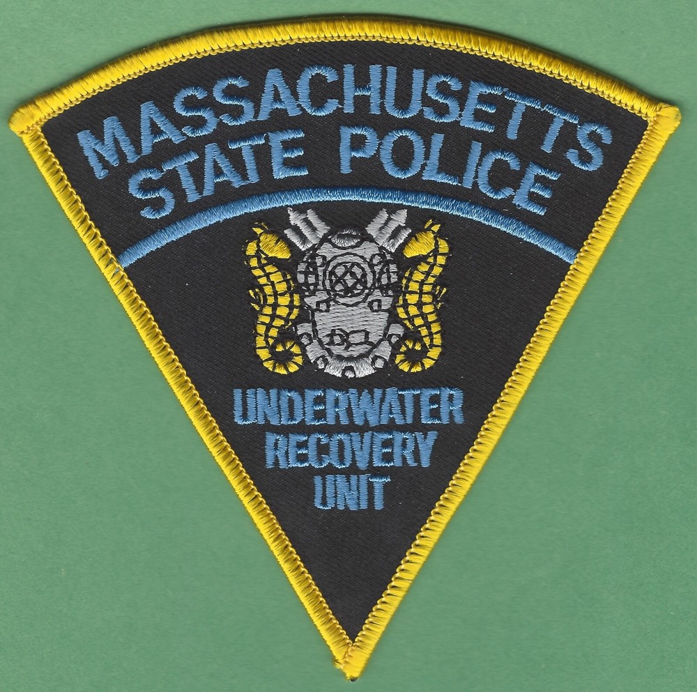 MASSACHUSETTS STATE POLICE UNDERWATER RECOVERY DIVE UNIT PATCH