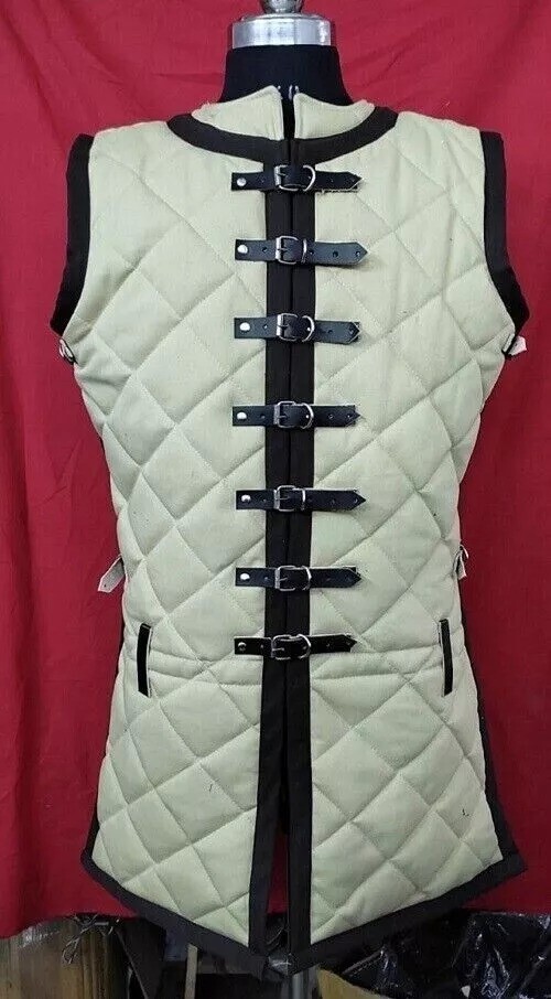 Medieval Padded Gambeson | SCA Larp quilted gambeson
