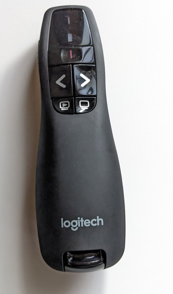 Logitech R400 Presenter Remote Control with Laser Pointer Tested
