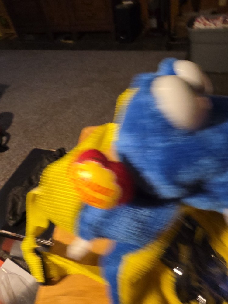 Rare Blue Alligator Chupa Chup Plush Backpack
