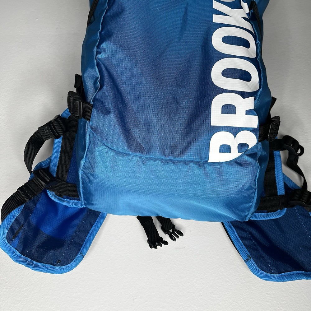 Brooks Unisex Stride Pack Blue Backpack with Adjustable Straps