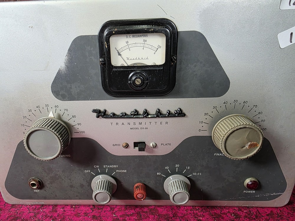 💥Powers On💥 Heathkit DX-35 HAM Transmitter