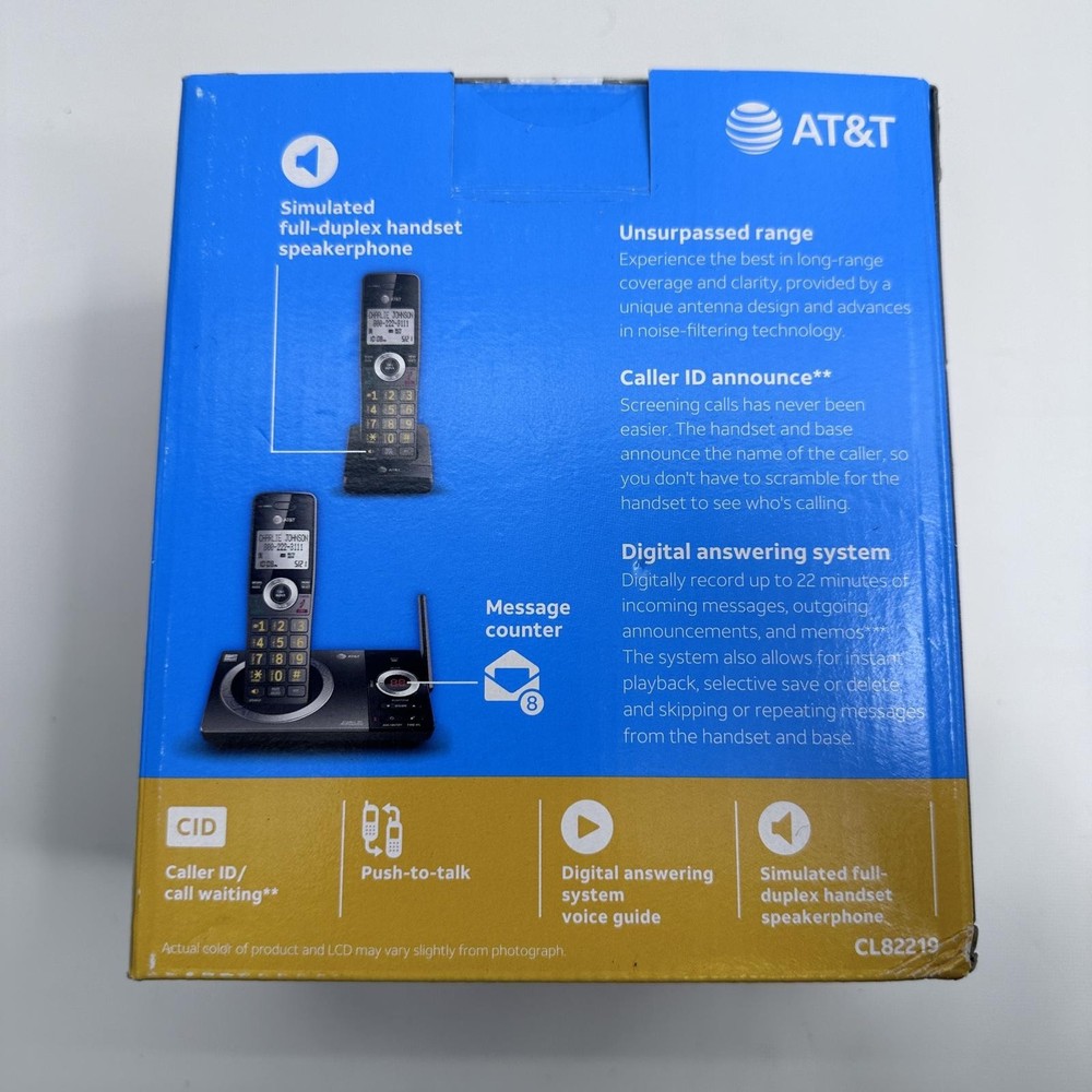 AT&T 2 Handset Answering System with Smart Call Blocker