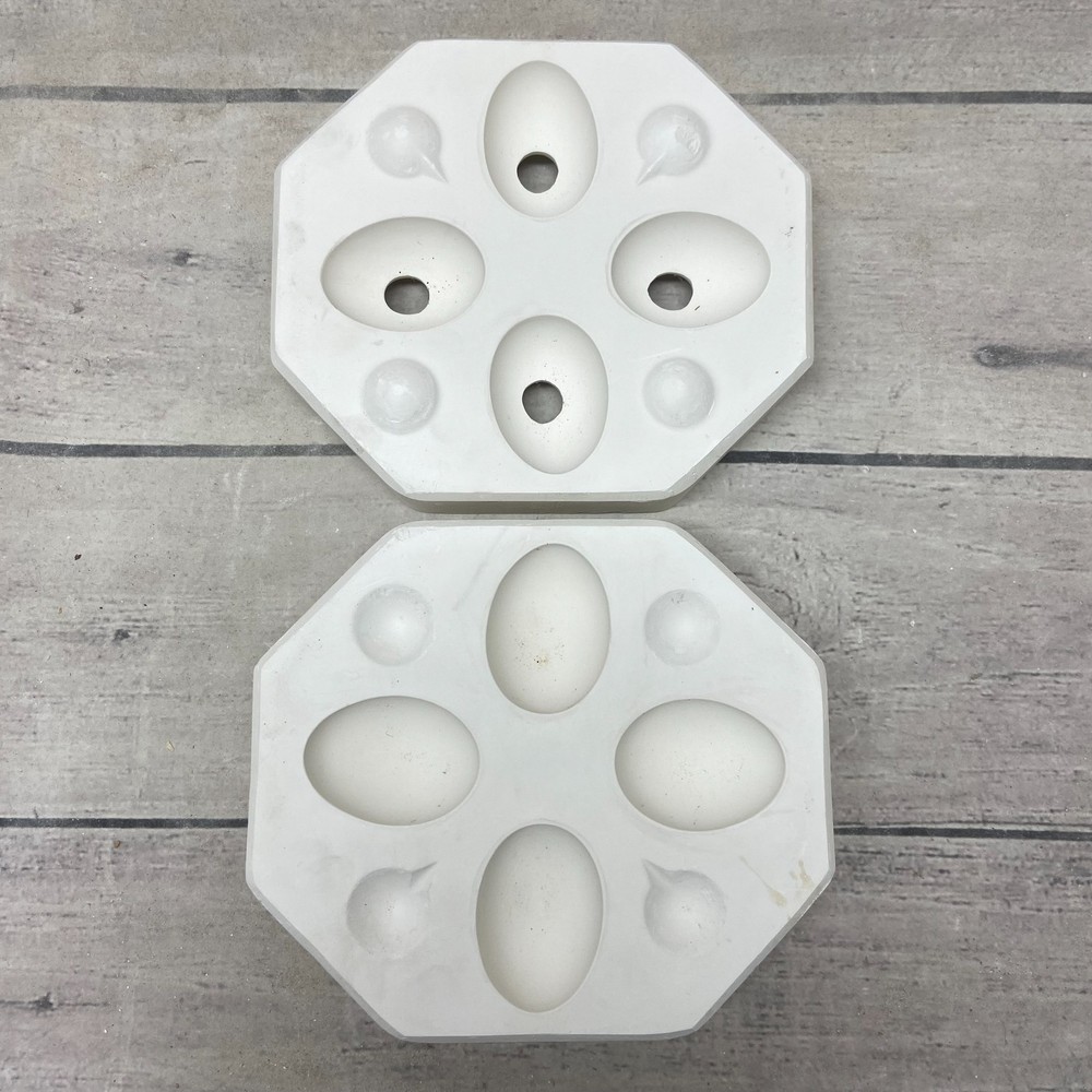 Atlantic Mold Ceramic Slip Casting Mold Four Eggs #A-257