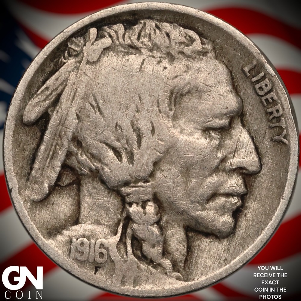1916 P Buffalo Nickel B0942