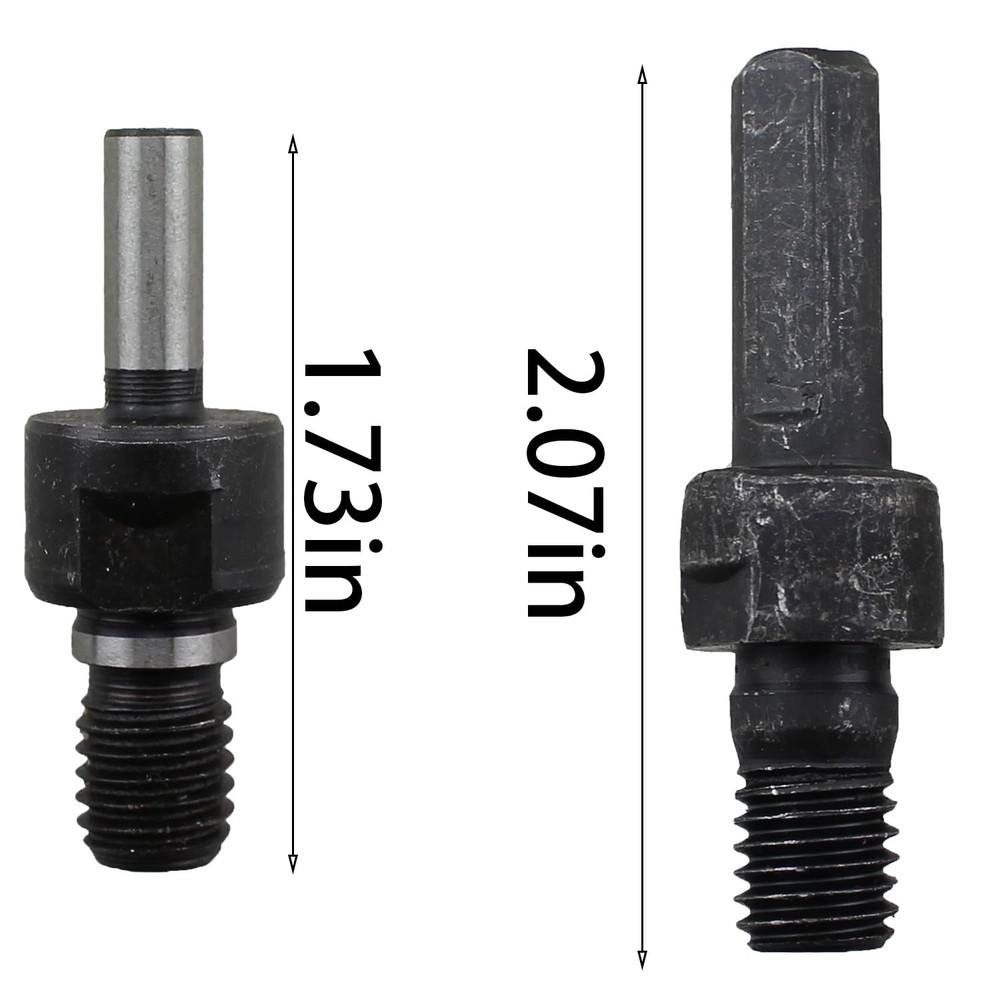 10PCS Drill Conversion Angle Grinder Adapter Rod Set 6mm and 10mm Spindle Car...