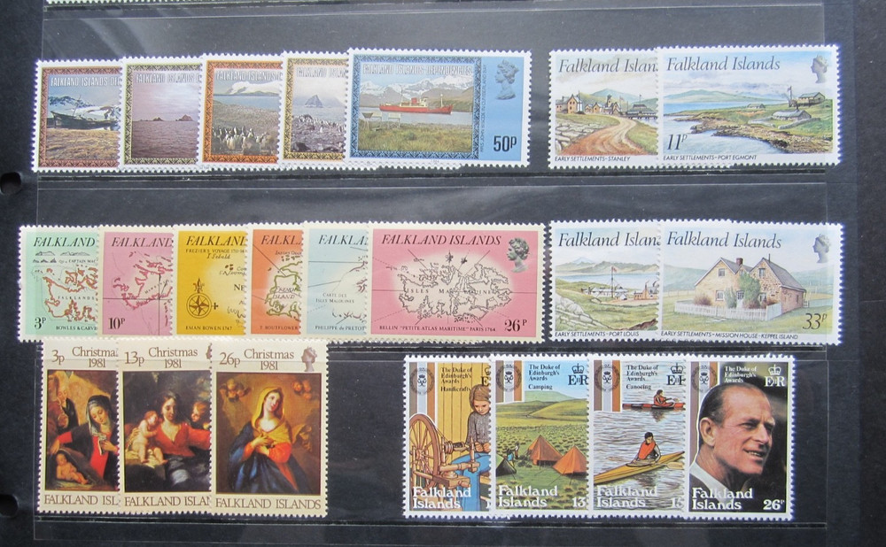 Falkland Islands collection mint from 1948, 35 sets