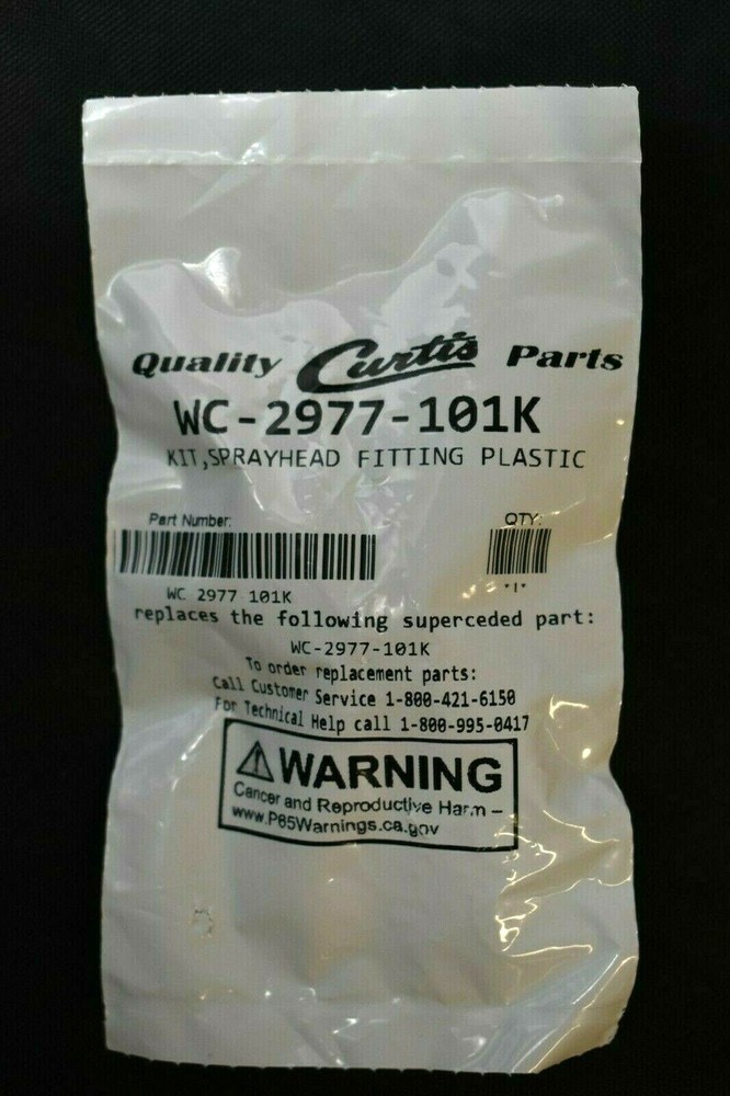 Wilbur Curtis WC-2977-101K Plastic Sprayhead Fitting