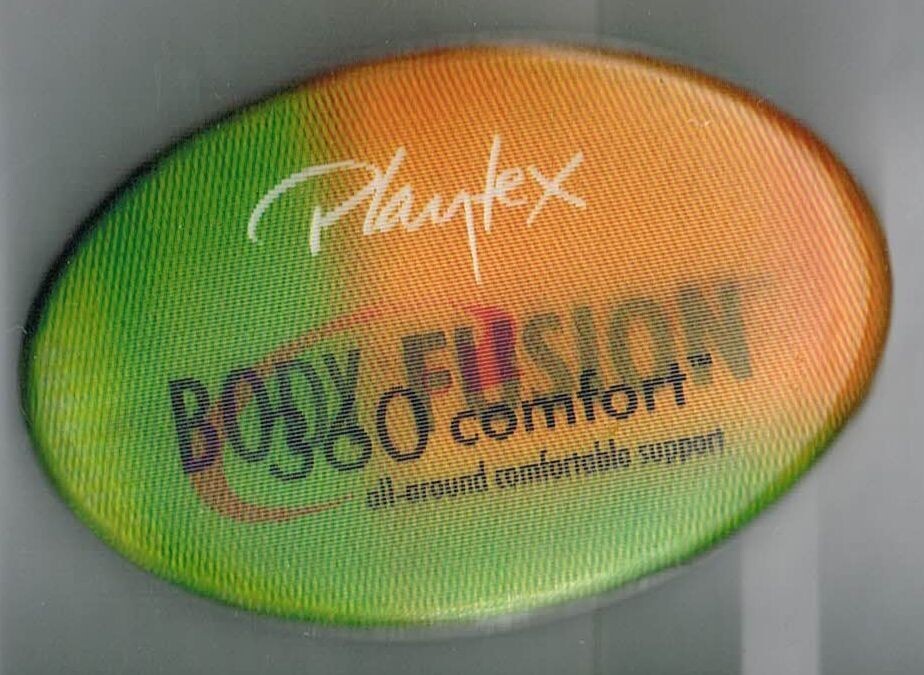 Playtex Pin Back Button Pinback