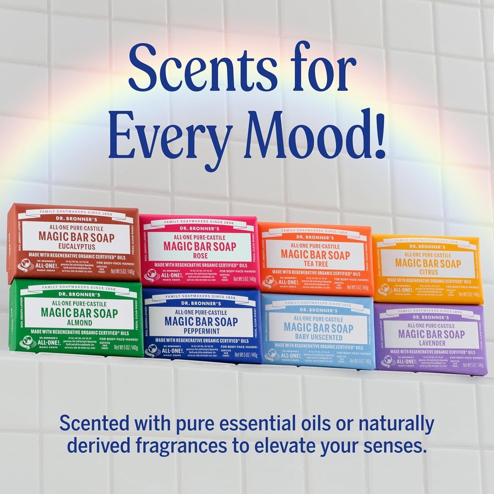 Dr. Brer's e-Castile Magic Soap Bars - Made with Renerative