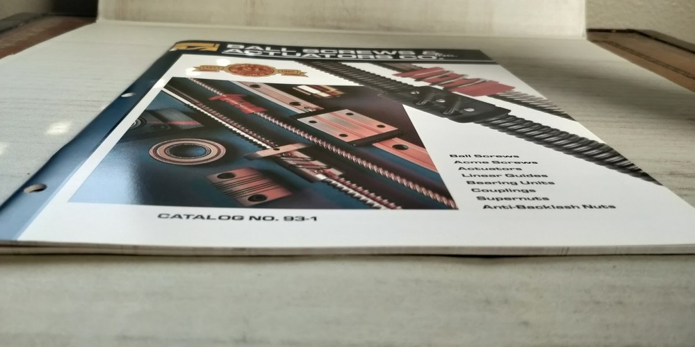 1993 ~ BALL SCREWS & ACTUATORS CO. Catalog C1