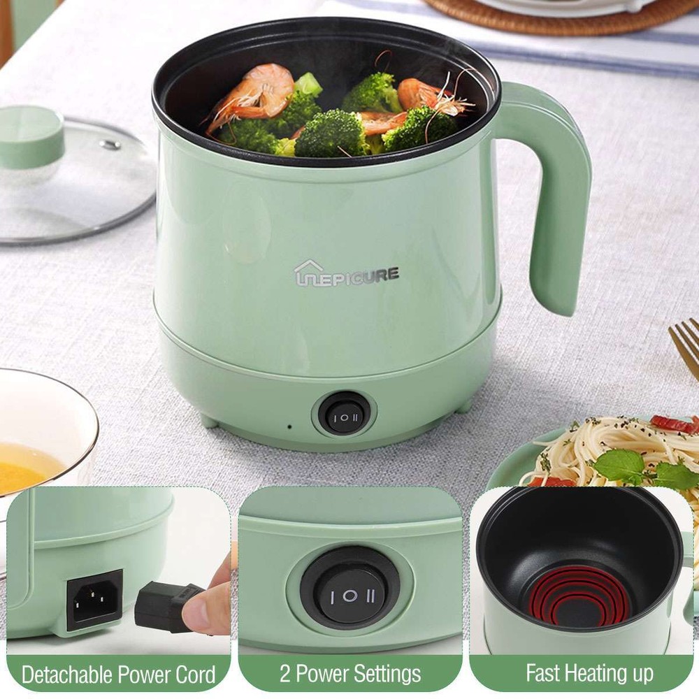 Multi-Function Electric Cooker Mini Speed Food Pot Non-Stick Pot Boiling Water