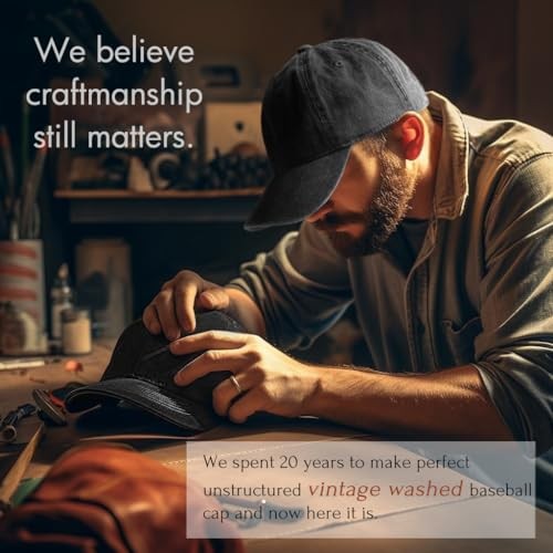 Baseball Cap Men Mountain Embroidery Dad Hat Unstructured Medium-Large Green