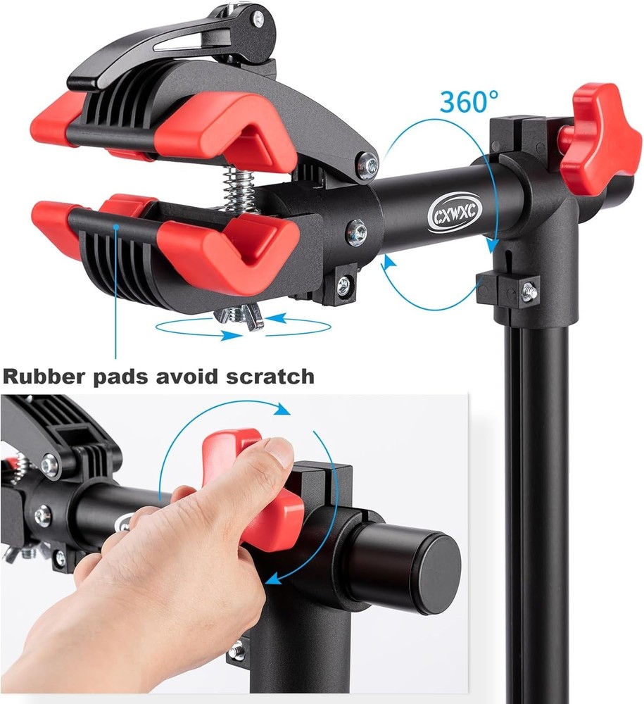 Adjustable Bike Maintenance Workstand for Easy Home Repairs - 60 lbs Support