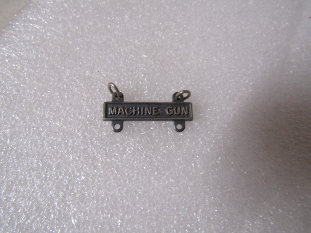 MILITARY US ARMY MARKSMANSHIP QUALIFICATION TAB MACHINE GUN