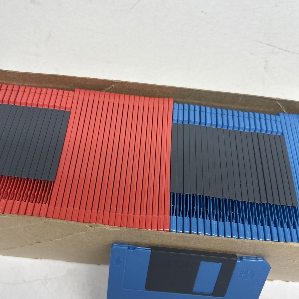 90 TDK Floppy 2HD IBM Formatted 3.5 Floppy Disk Diskettes
