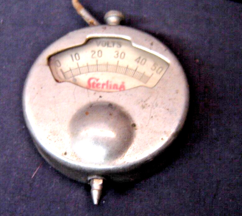 Antique Sterling Meter Instrument Pat'D Oct 3 1916