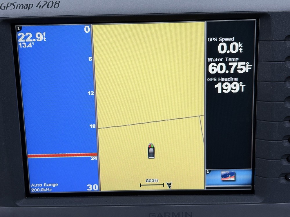 Garmin GPSmap 4208 GPS Chartplotter Multifunction Display - Tested & Working!