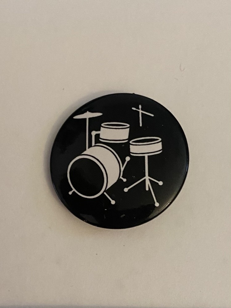 Drum Set Pin Back Button P174