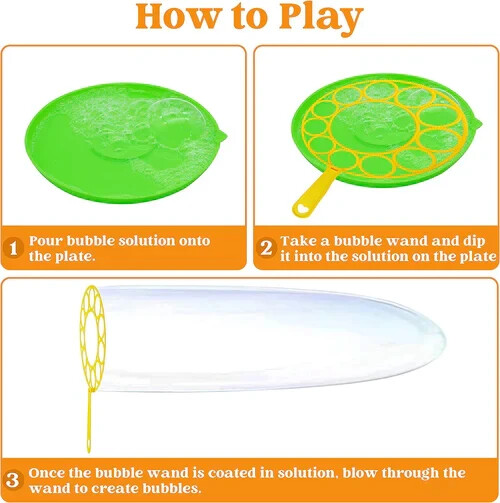Joyin Bubble Maker Wands, 6pc Set