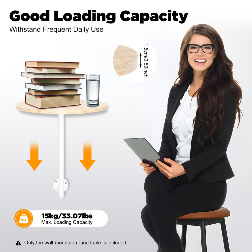 L-Type Coffee Table Bar Table Bar Height Pub Table Counter Table Wall Mounted