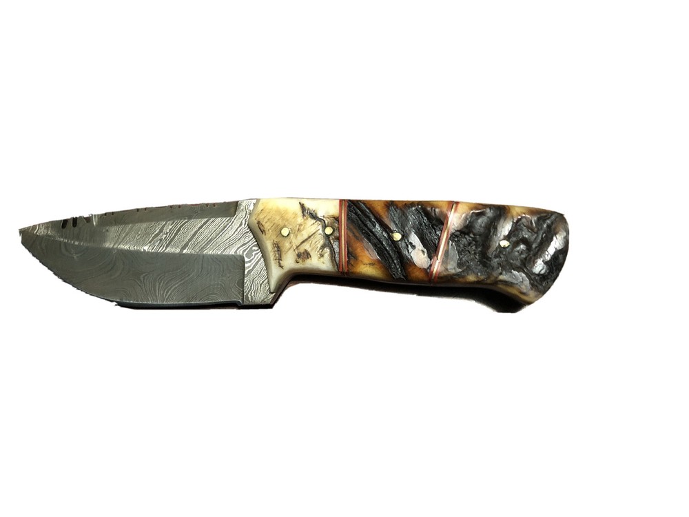 Handmade Pattern Welded Damascus Steel Blank Blade-Knife