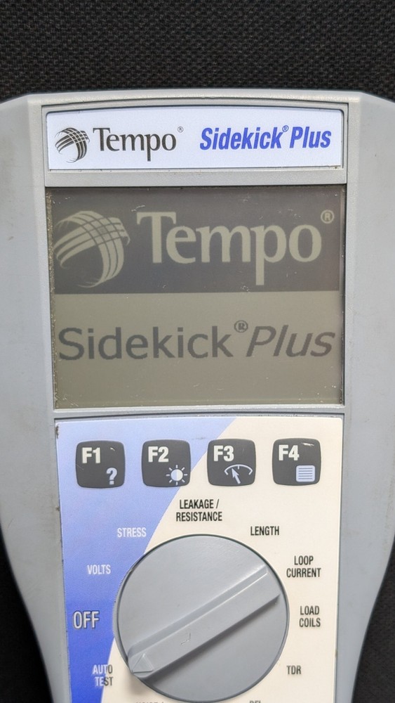 TEMPO GREENLEE SIDEKICK PLUS TWISTED PAIR CABLE MULTI TESTER see description!