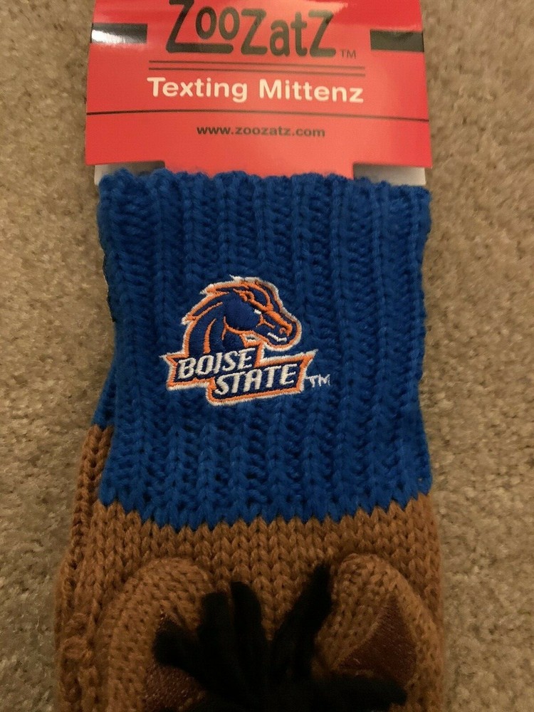 Zoozatz Boise State Broncos Texting Mittens
