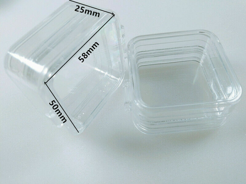 Hinged Display Box Jewelry Boxes Clear Membrane case Denture False Teeth Case