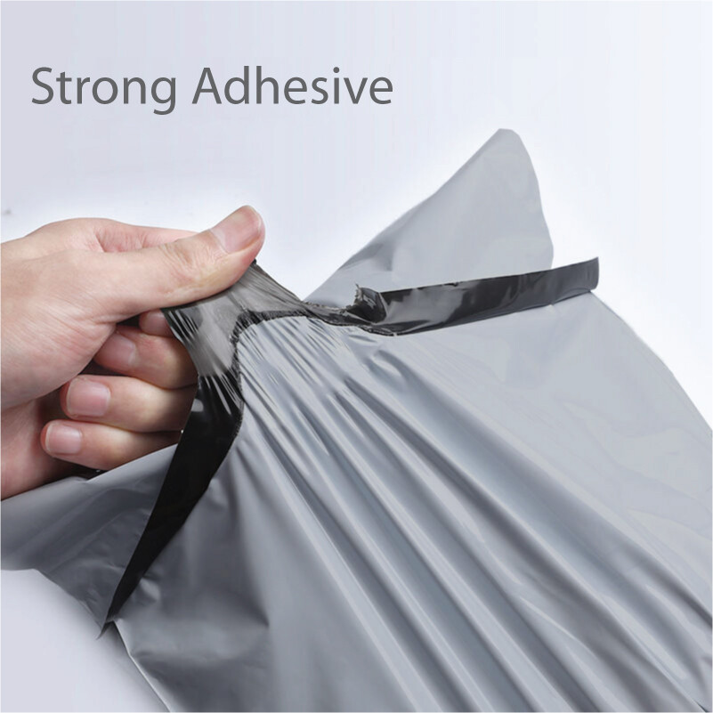 EPS - 2MIL GRAY THIN POLY MAILERS SELF SEALING SHIPPING ENVELOPE BAGS