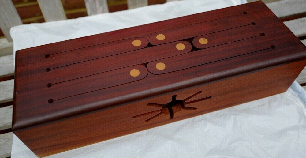 Handmade Rosewood drum / leather case