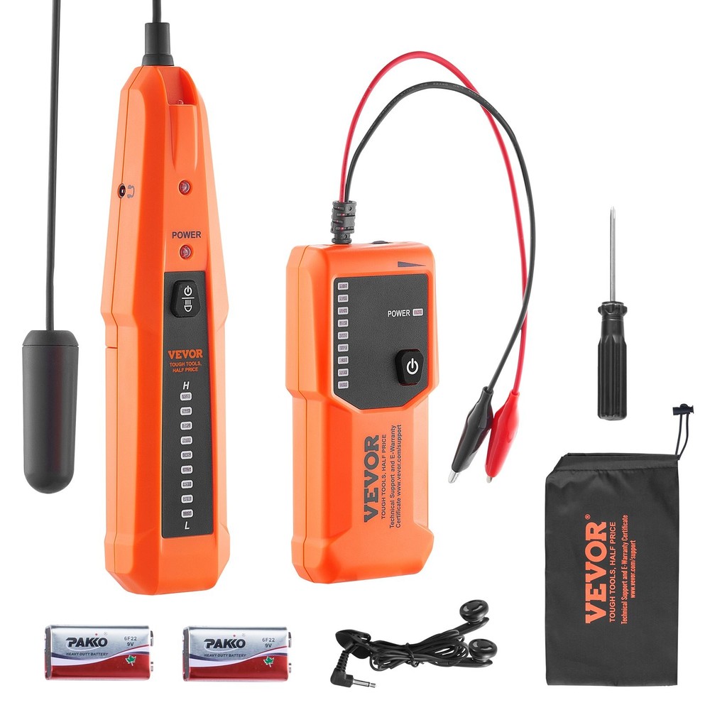 VEVOR Underground Cable Locator,3 FT Max. Detection Depth,Wire Tracer Break Dete