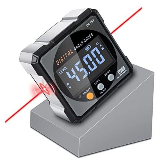 Digital Angle Finder with Electronic Laser - 4-side Strong Magnetic Angle