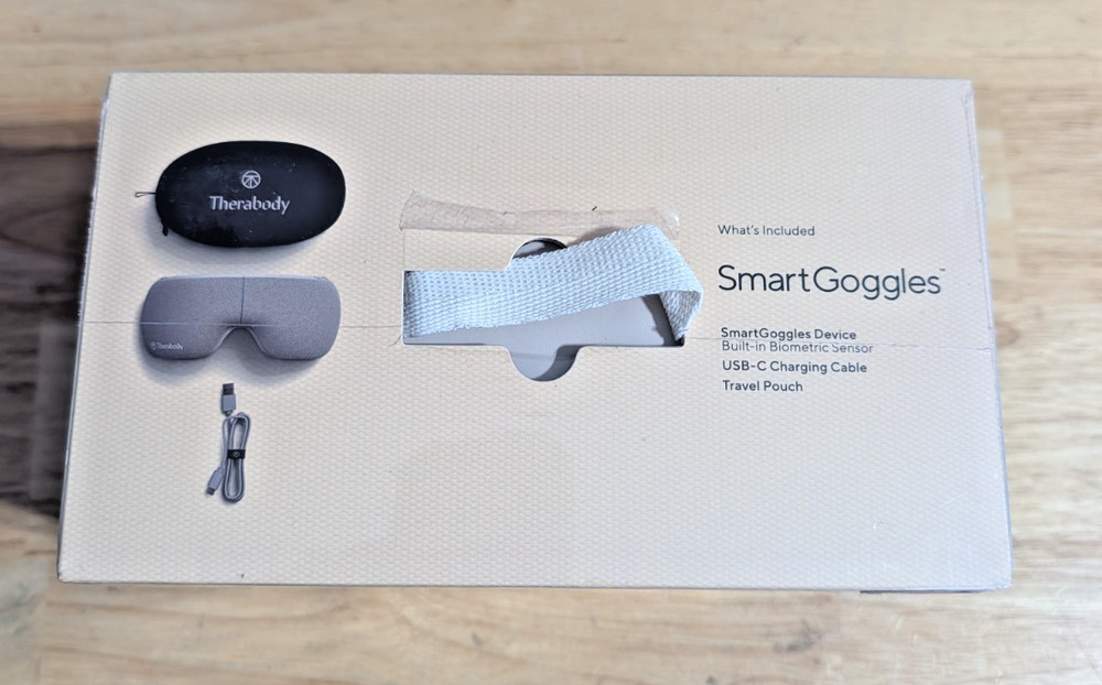 New Therabody Smart Goggles Unopened Package