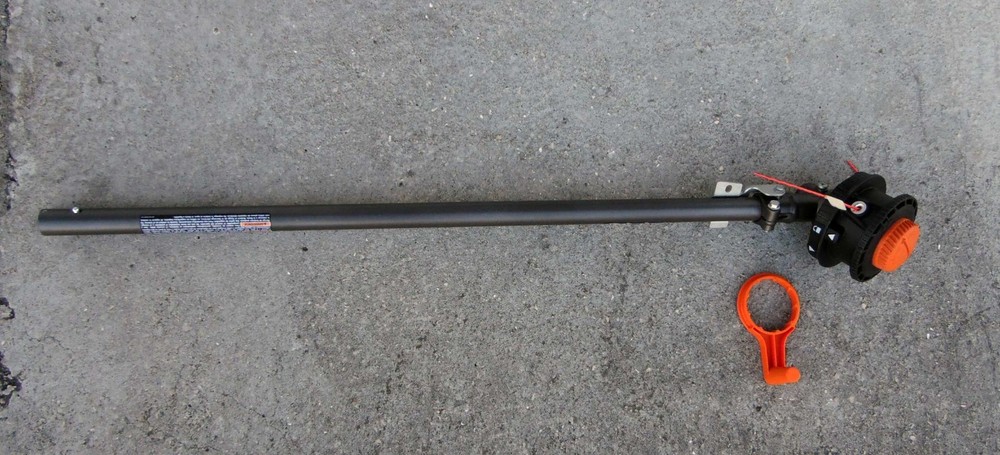 NEW (Pull) RIDGID String Trimmer Straight Lower Shaft w/ Bump Head & Winder