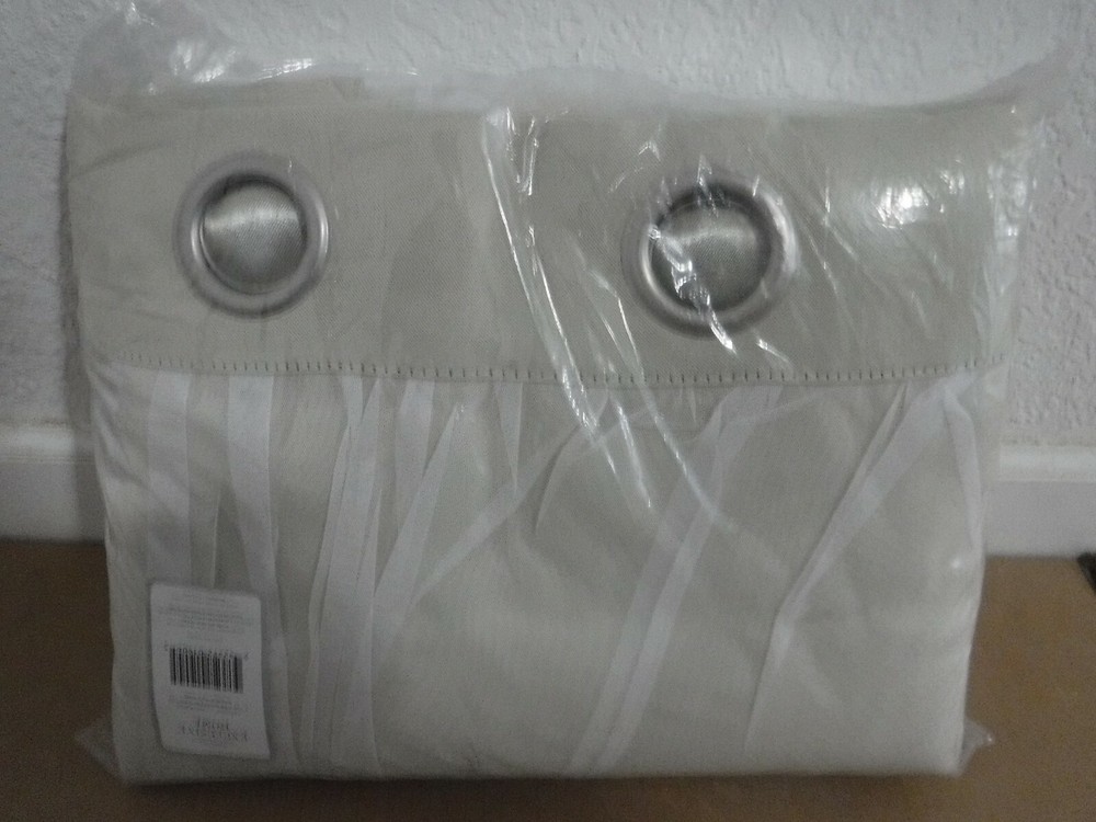Exclusive Home Curtains 2 Pack Catarina I SAND/SABLE 100% POLYESTER.