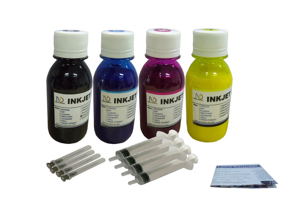 4x100ml Pigment refill ink for HP940 Officejet Pro 8000 8500 8500A