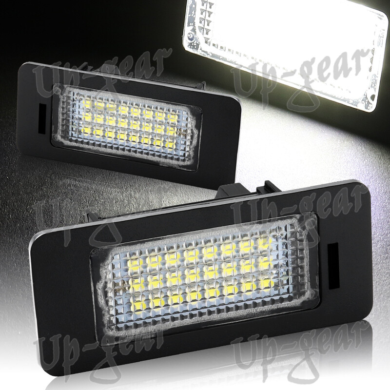 For Volkswagen Golf/Jetta/Passat 24-SMD 6000K White LED License Plate Lights