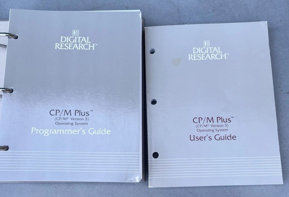 Digital Research CP/M Plus Programmer's User's Guide Symbolic Instruction Manual