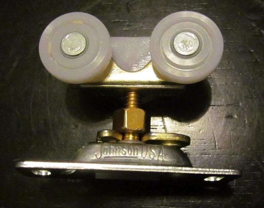 Pocket Sliding Bi-Folding Doors 3/4" Roller Wheel 1020 Hanger Johnson Hardware