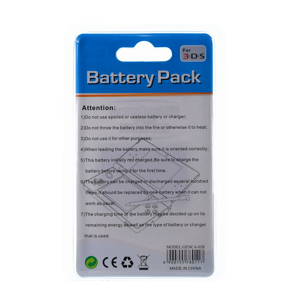 2pack New Battery Replacement for Nintendo 3DS 2DS CTR-003 001 2000mAh + Tool