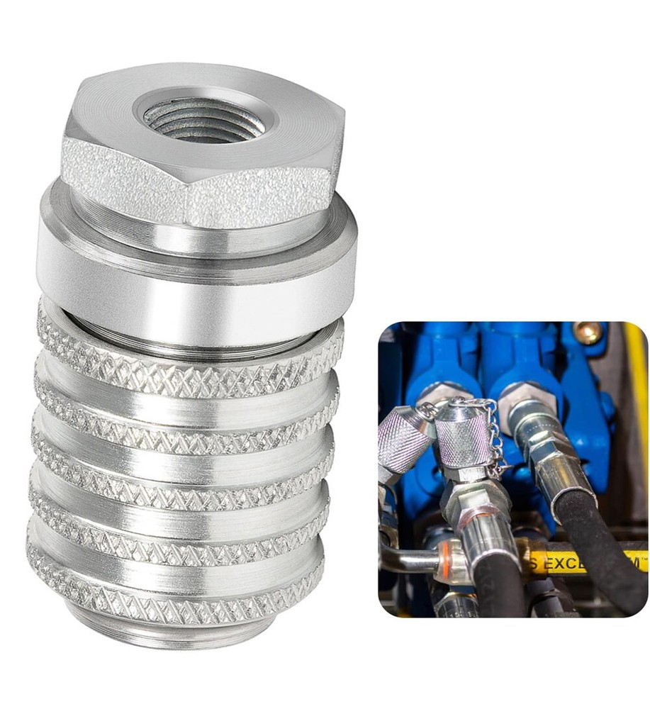 PD222 Test Port and Diagnostic Equipment Quick Coupler 1/8"-27 NPTF Thread