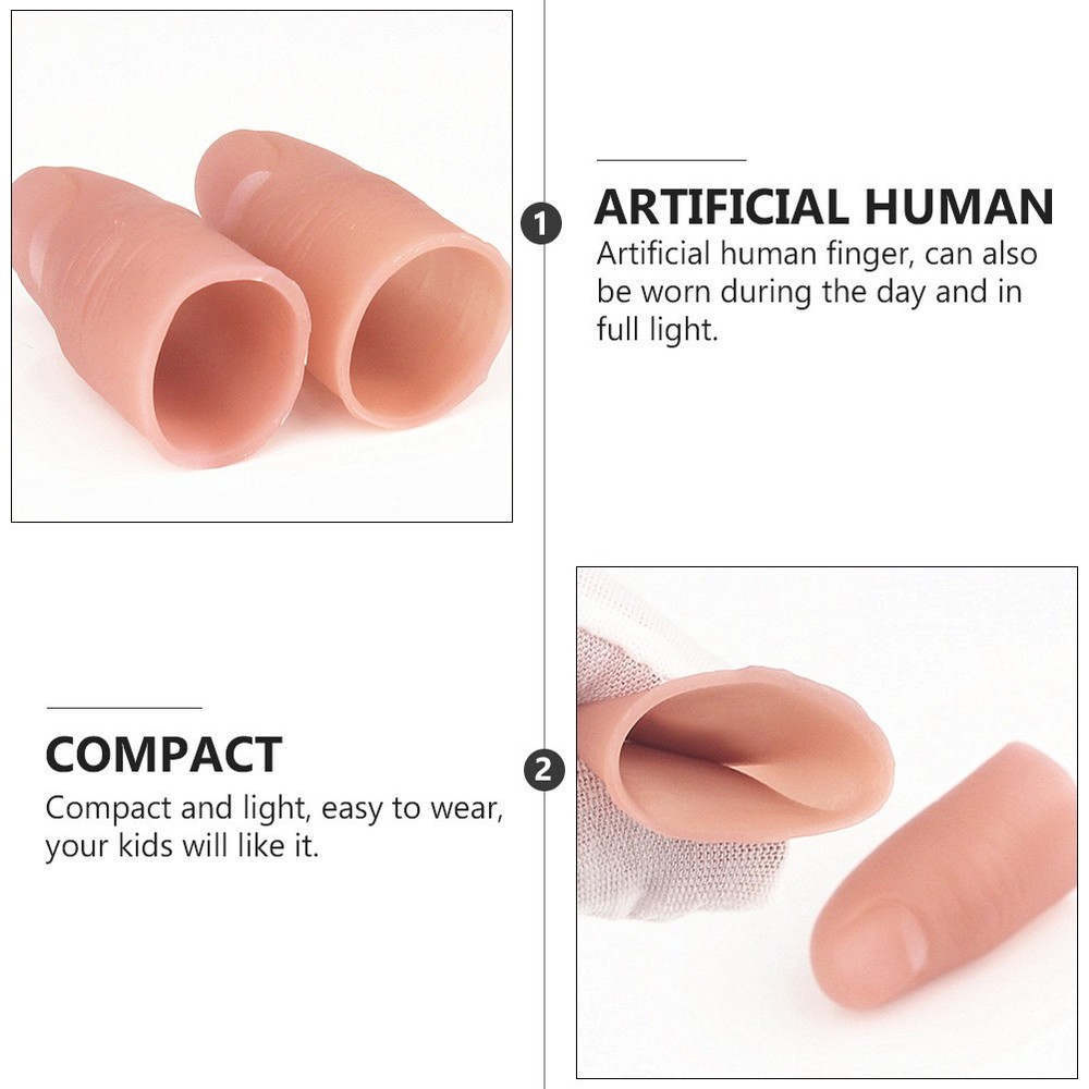 10Pcs False Finger Support Fingertip Protector Silk Thumb Finger